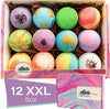 12 XX Large Bath Bombs Packed with Powerful Healing Properties 